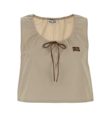[Miu Miu] Tank top FW26 MT2240SOOO12NS F0A08