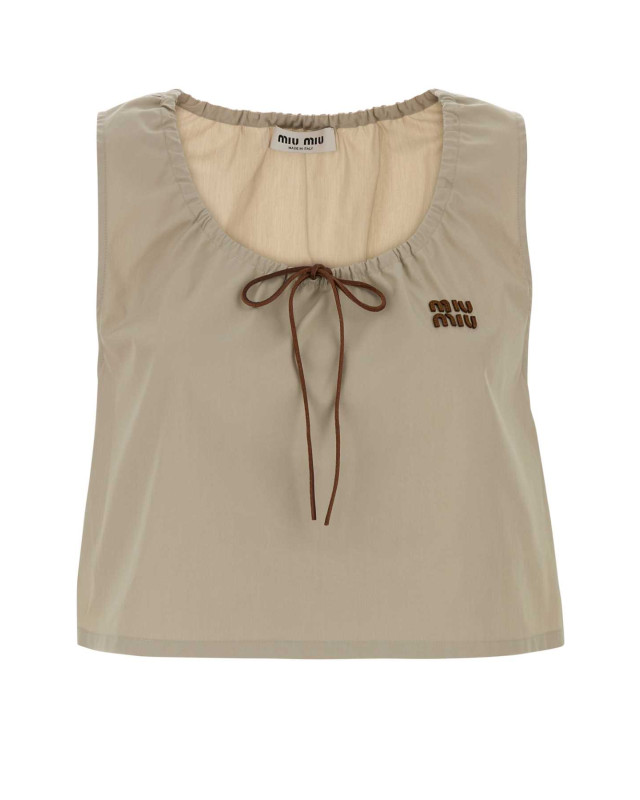 [Miu Miu] Tank top FW26 MT2240SOOO12NS F0A08