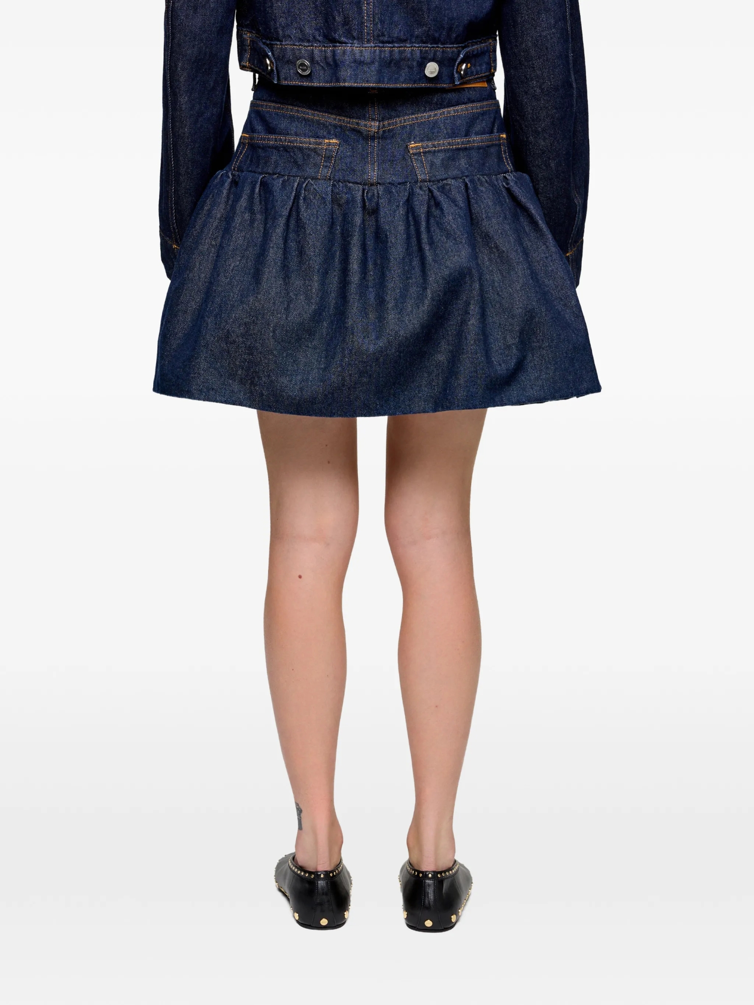 [GANNI] Mini skirt FW26 A1090097077