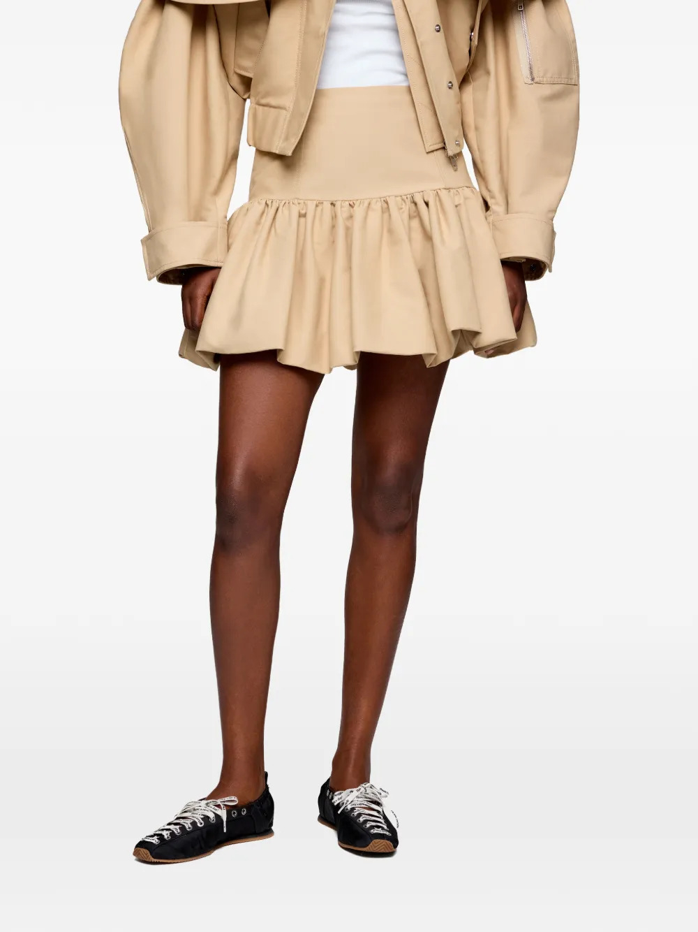 [GANNI] Mini skirt FW26 A1090243ZZR
