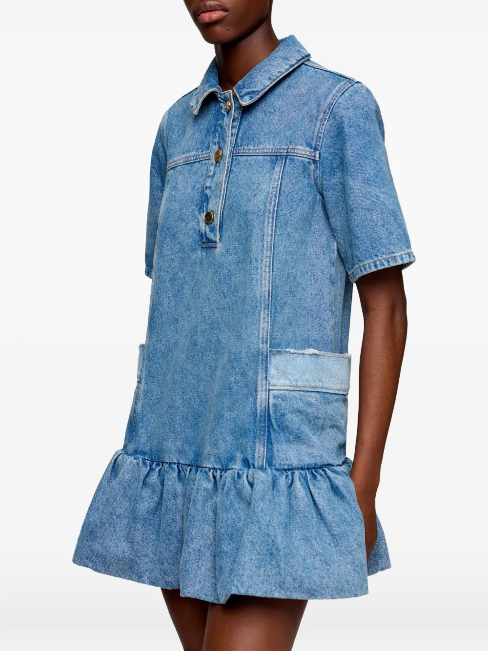 [GANNI] Short sleeve dress FW26 A1030482567