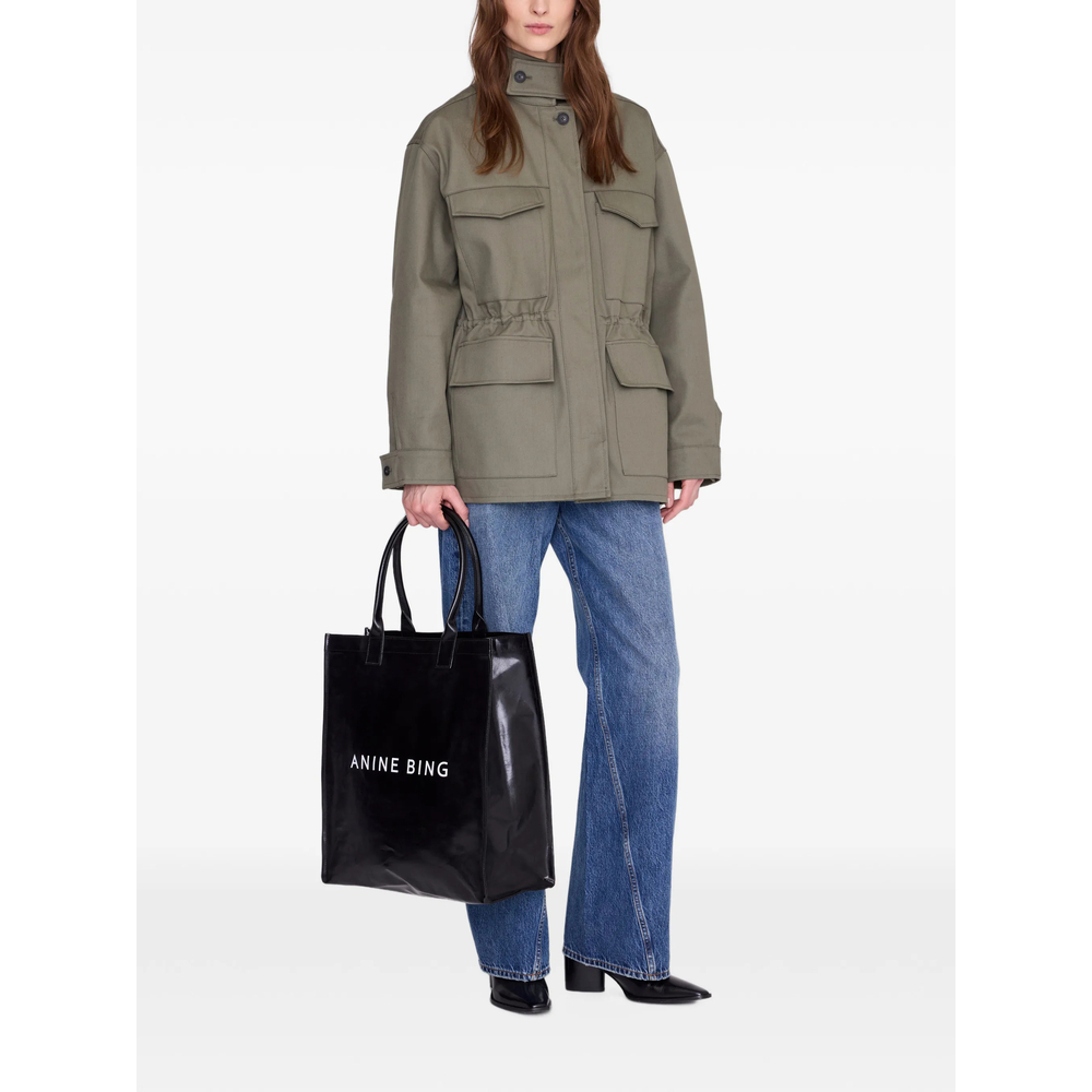 [Anine Bing] Tote bag FW26 A-13-12766  BLK1