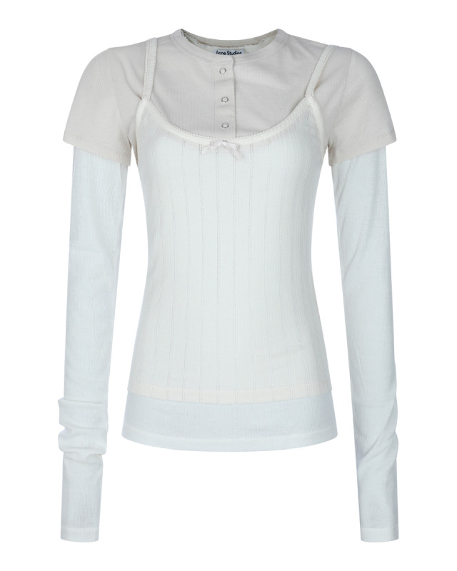 [Acne Studios] T-shirts Long Sleeve FW26 AL05566D8