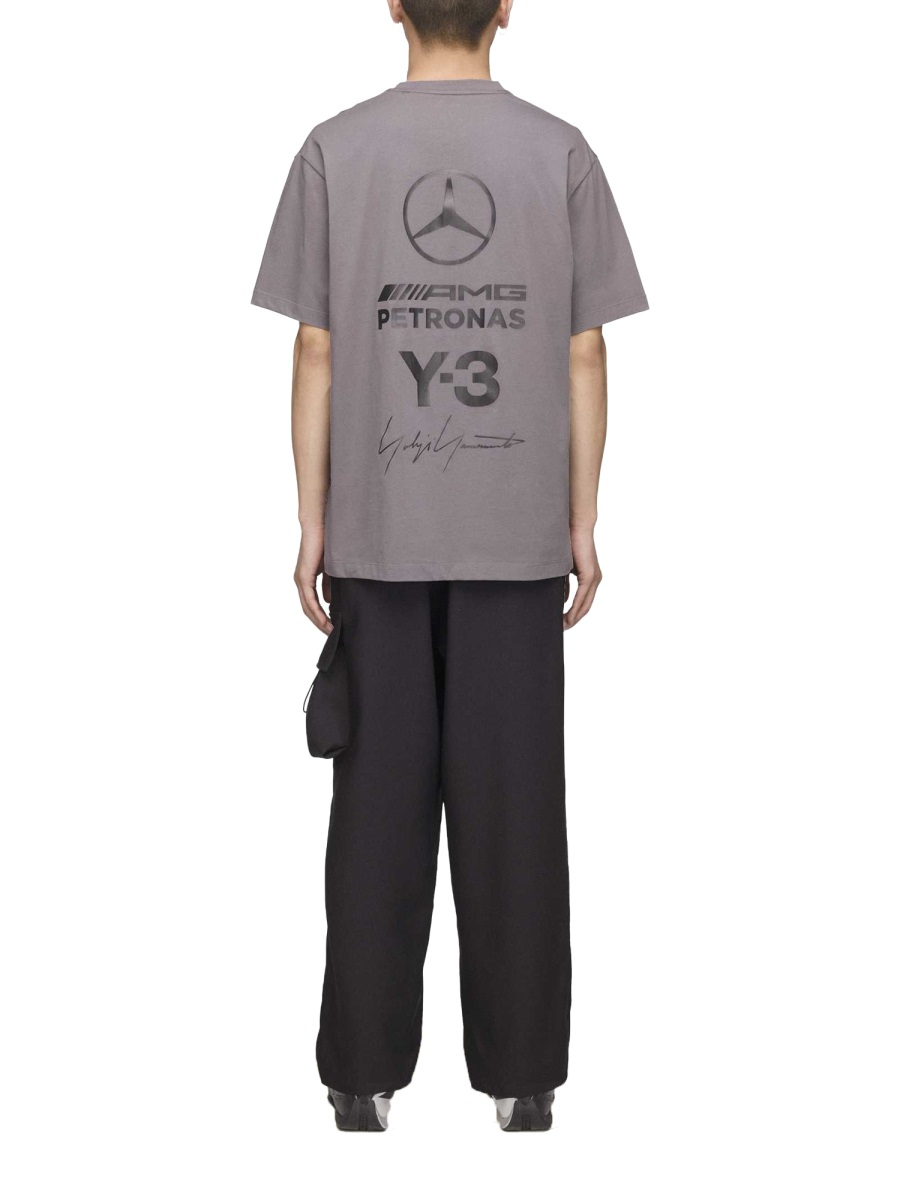 [Y3 X Amg] T-shirts Short Sleeve SS26 KS4838_GRANIT