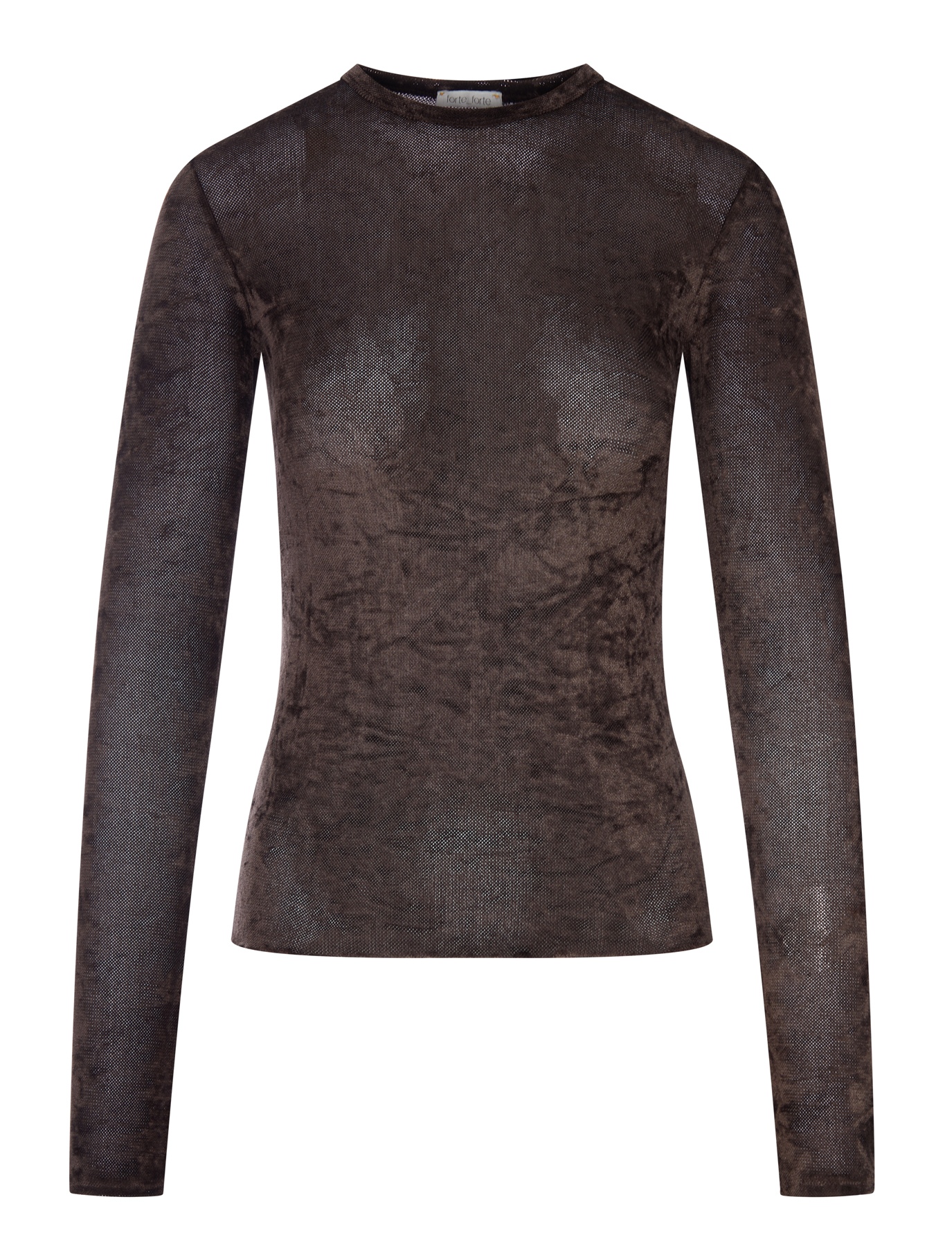 [Forte Forte] T-shirts Long Sleeve FW26 15390F50M3011 FONDANT