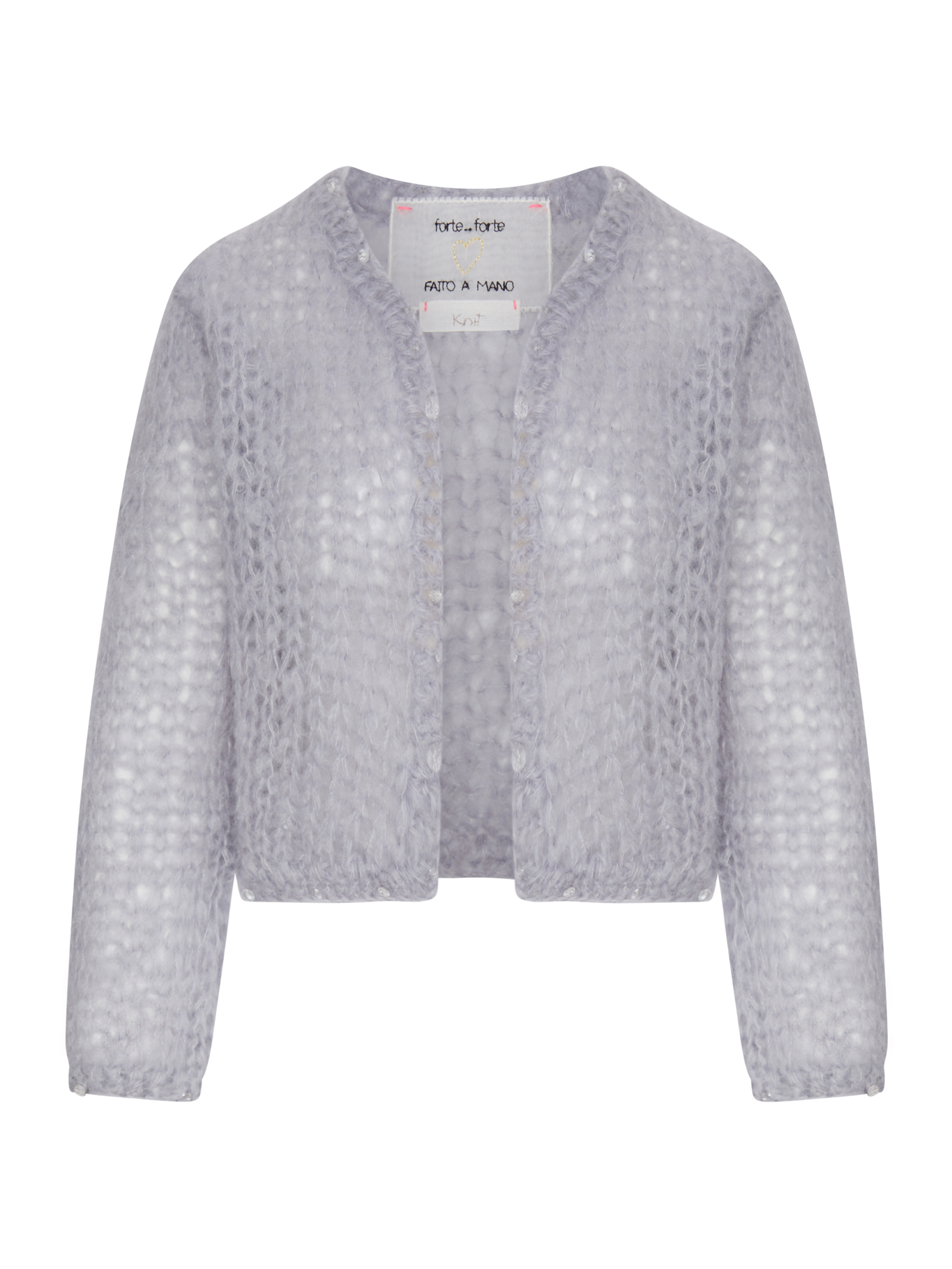 [Forte Forte] Cardigan FW26 15457F50M7019 GREY