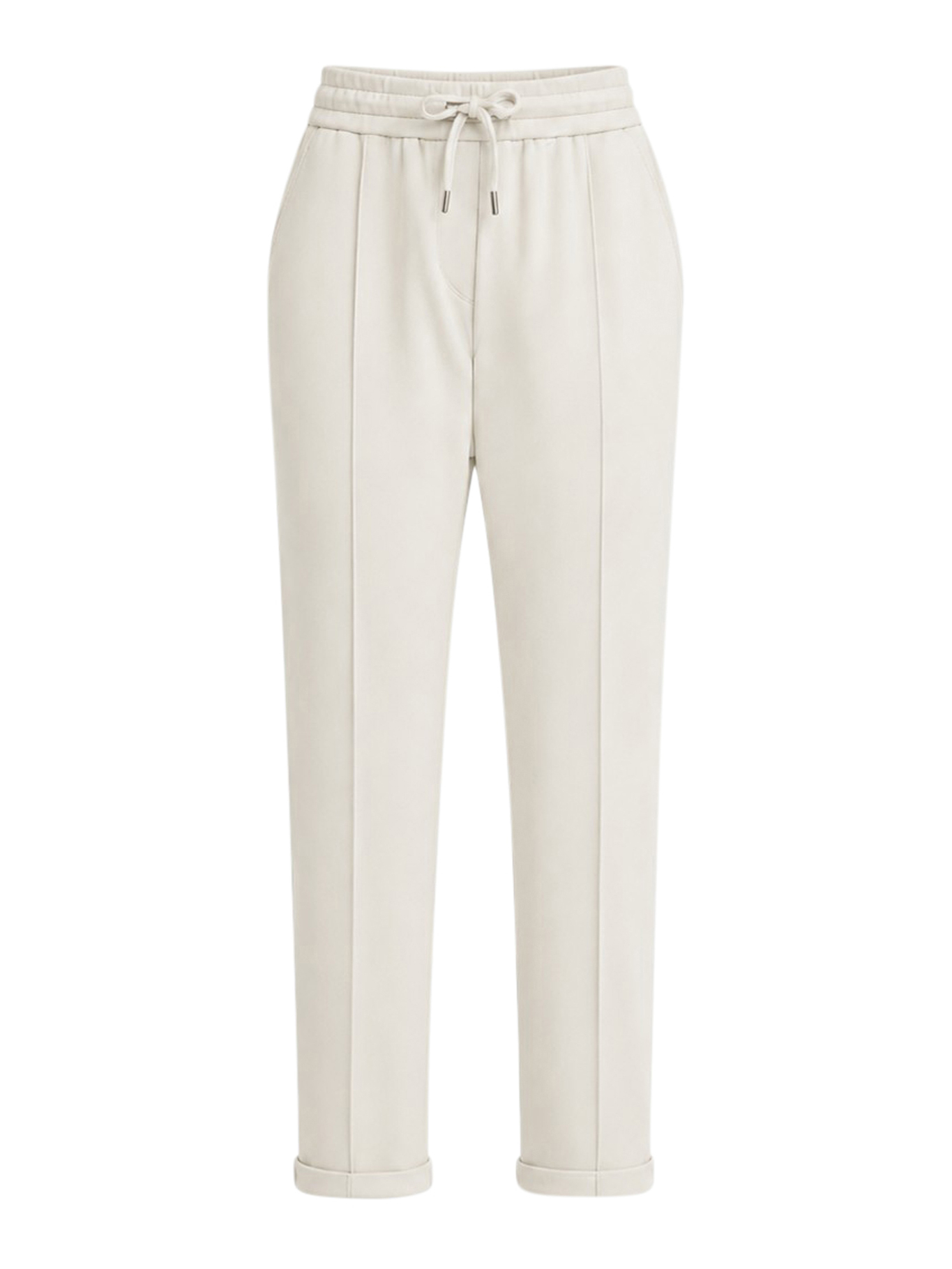 [Brunello Cucinelli] Trousers FW26 MH827FB799C9815 AVENA MILK
