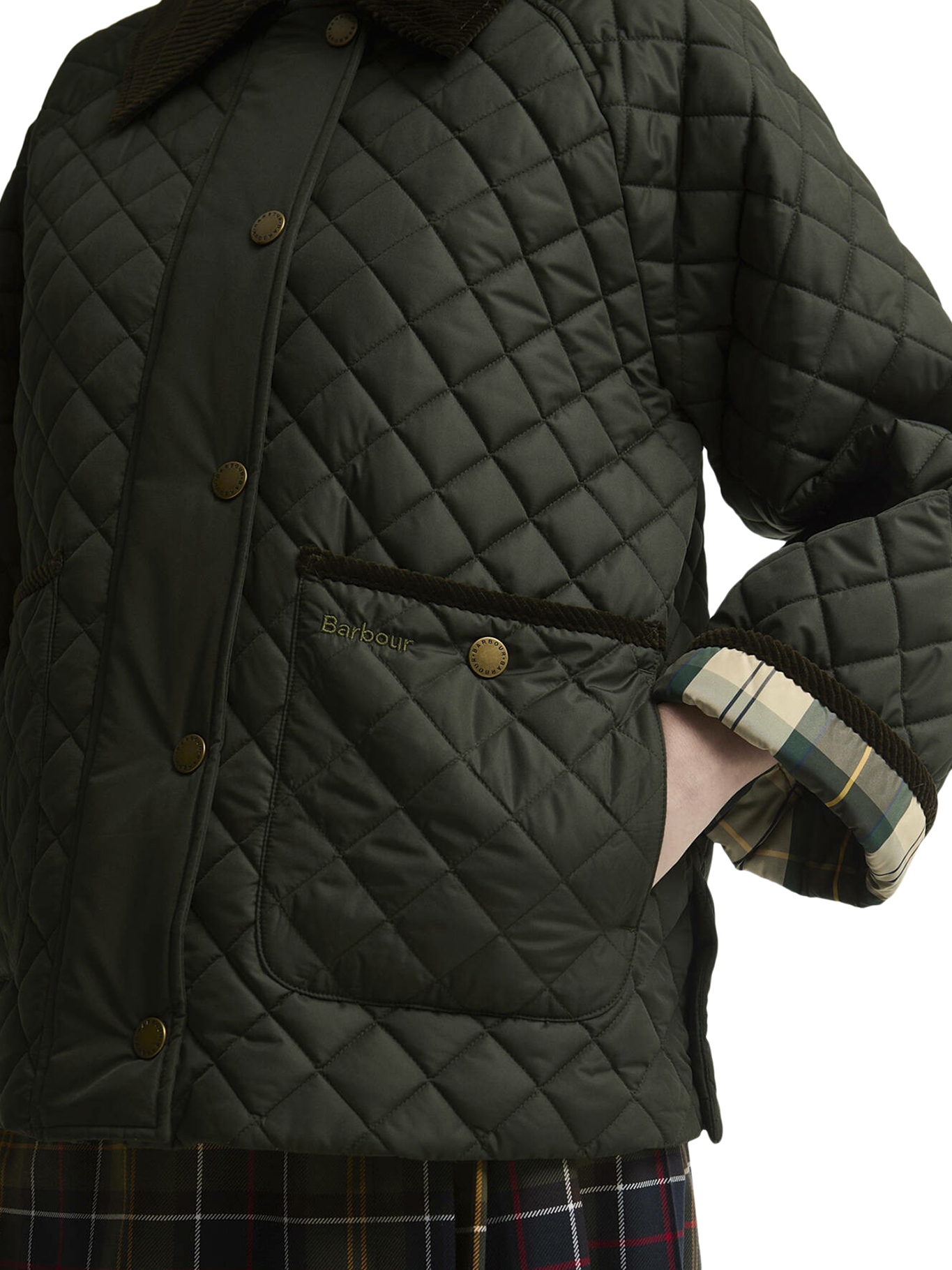 [Barbour] Down jacket FW26 LQU1920LQUGN71 SAGE ANCIENT
