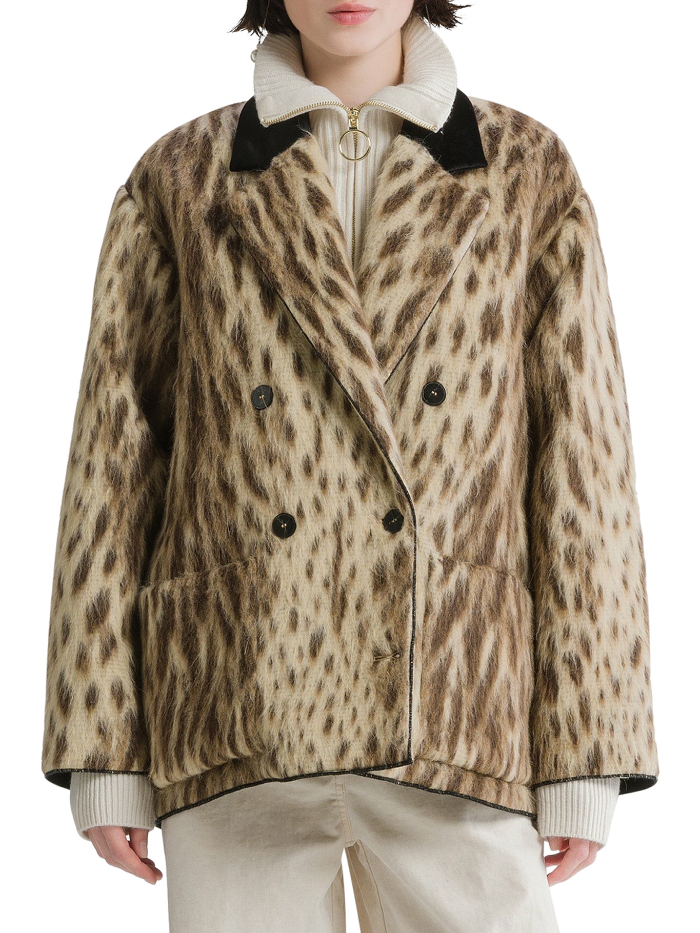 [Forte Forte] Fur Jacket FW26 15303F50M0016 GOLD