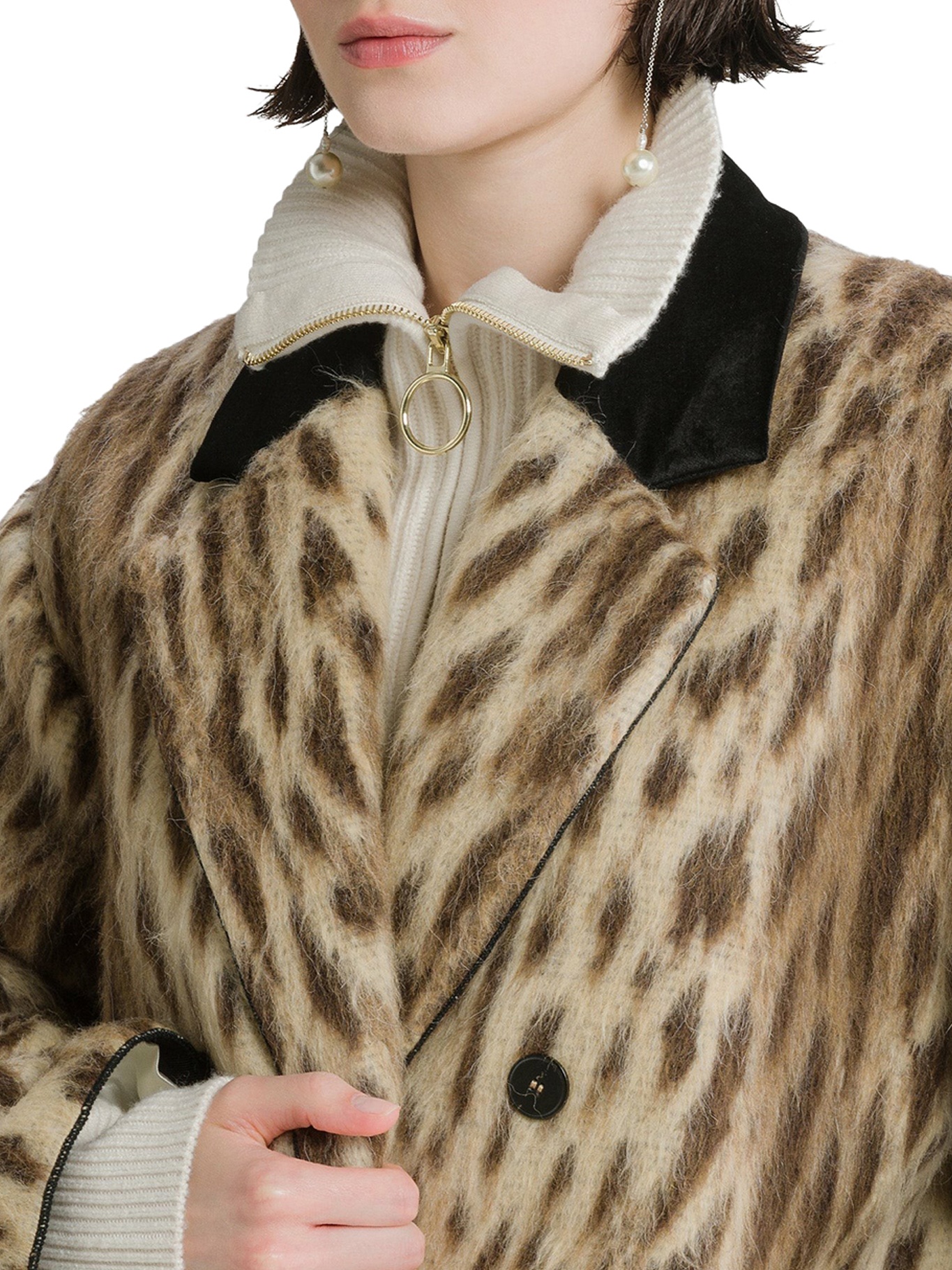 [Forte Forte] Fur Jacket FW26 15303F50M0016 GOLD