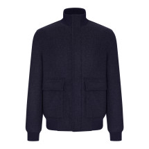 [Brunello Cucinelli] Bomber Jacket FW26 MV4659808C100 NAVY PIOMBO