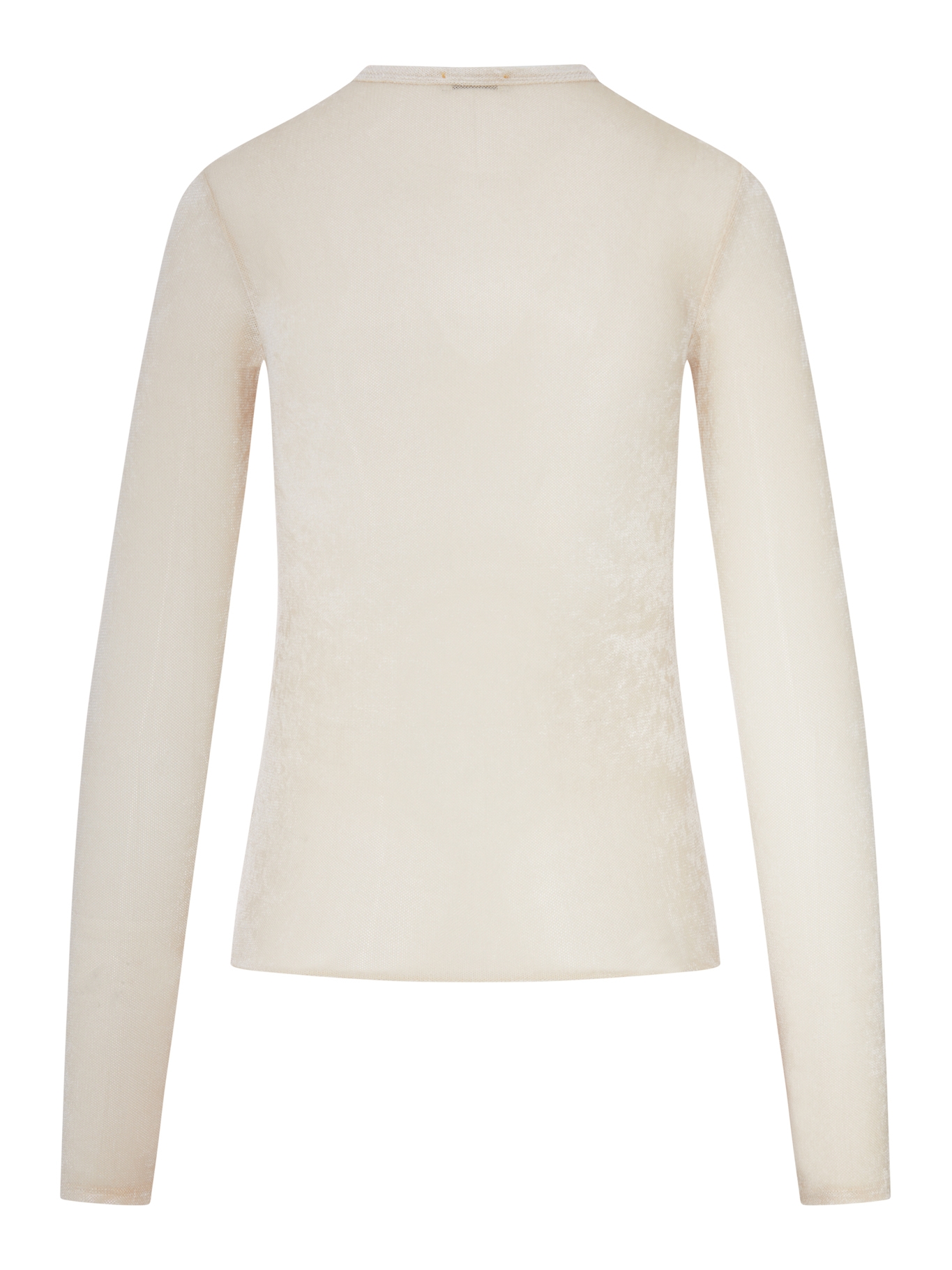 [Forte Forte] T-shirts Long Sleeve FW26 15390F50M0007 PLATINO