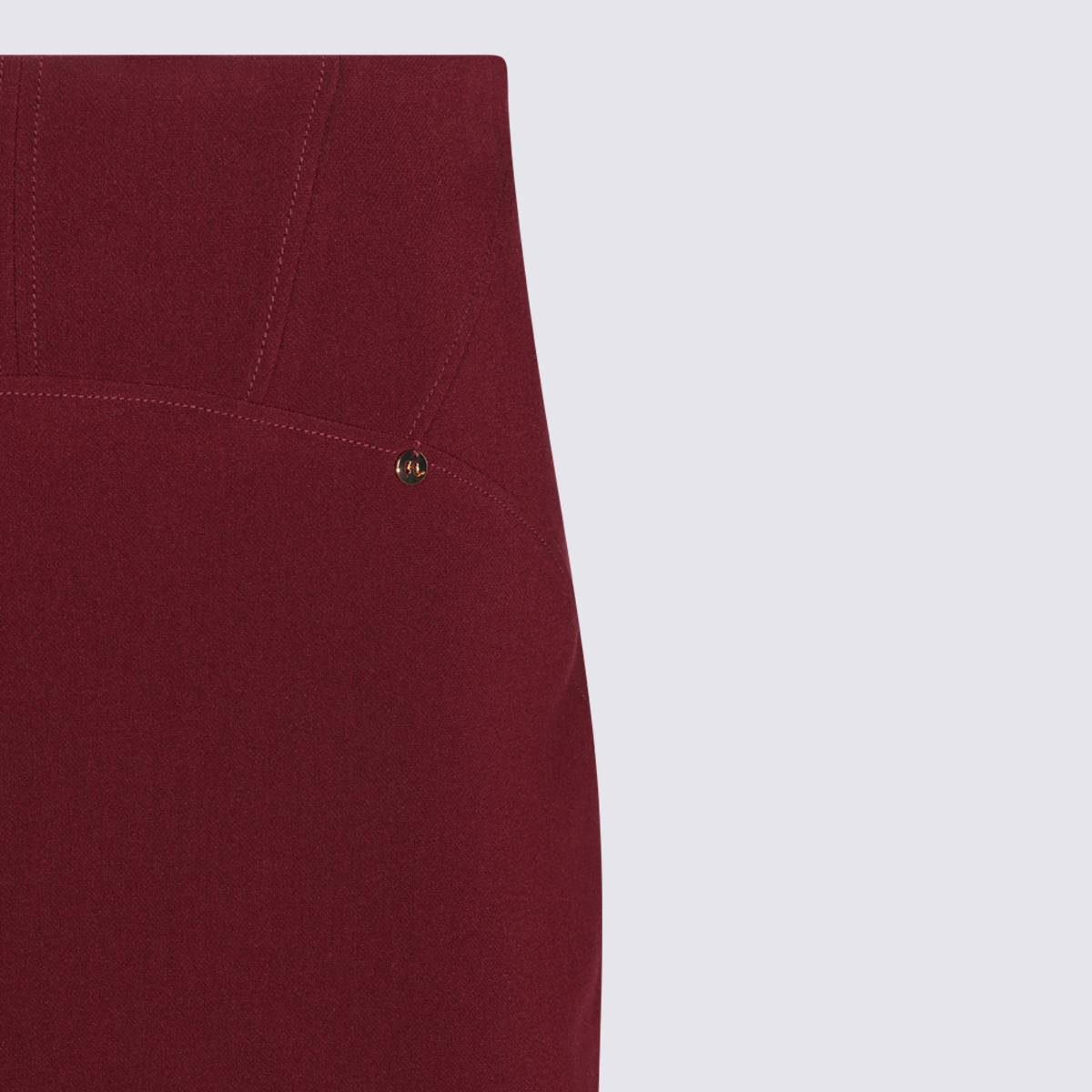 [NISSA] Midi skirt FW26 F1366BORDEAUX