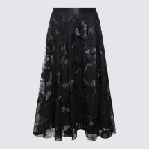 [NISSA] Midi skirt FW26 FS16840BLACK