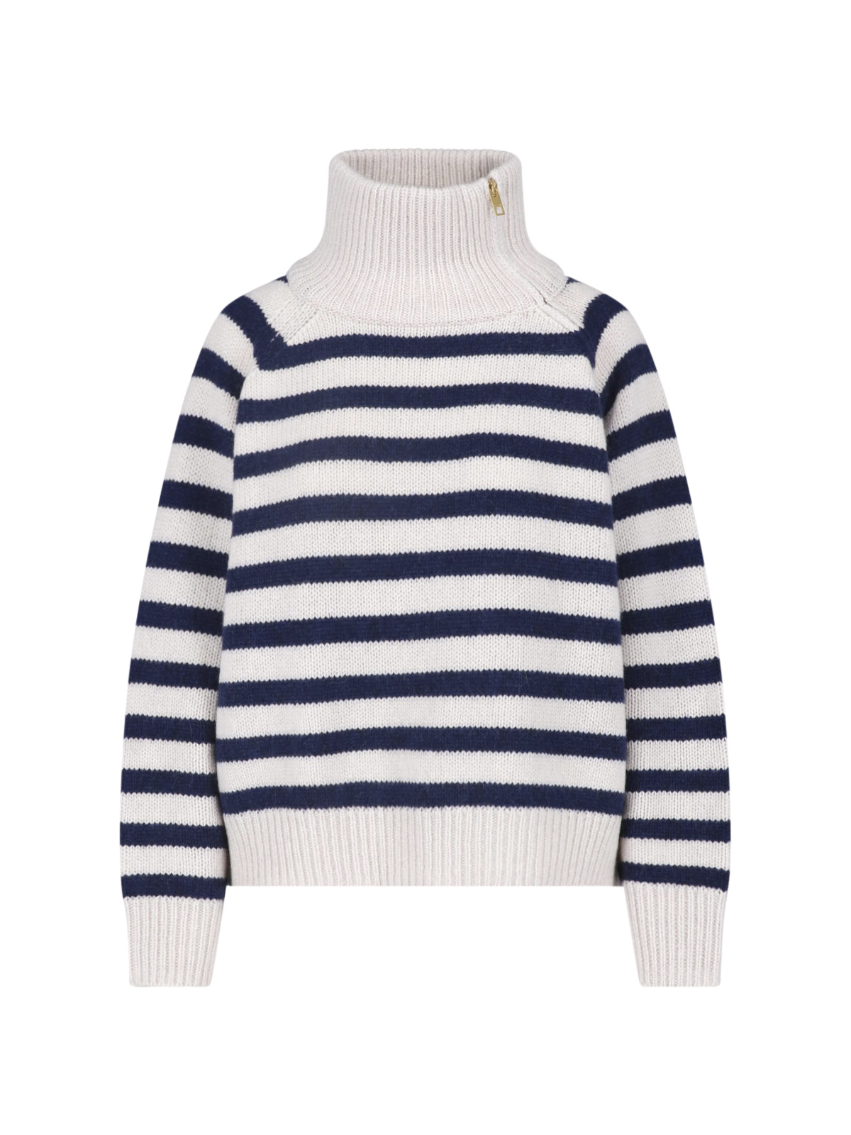 [Nili Lotan] Knitwear FW26 81413 Y347IVORY MARINE STRIPE