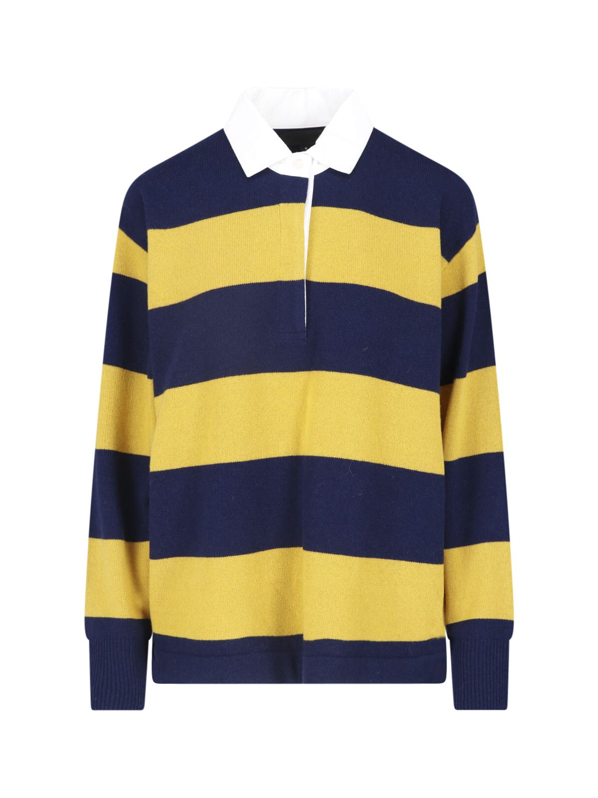 [Nili Lotan] Knitwear FW26 81654 Y333NAVY AMBER STRIPE