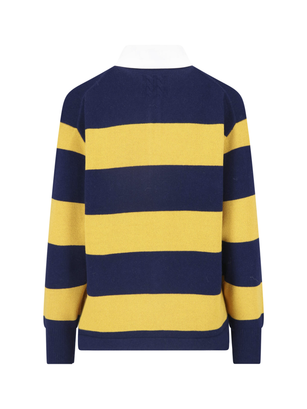 [Nili Lotan] Knitwear FW26 81654 Y333NAVY AMBER STRIPE