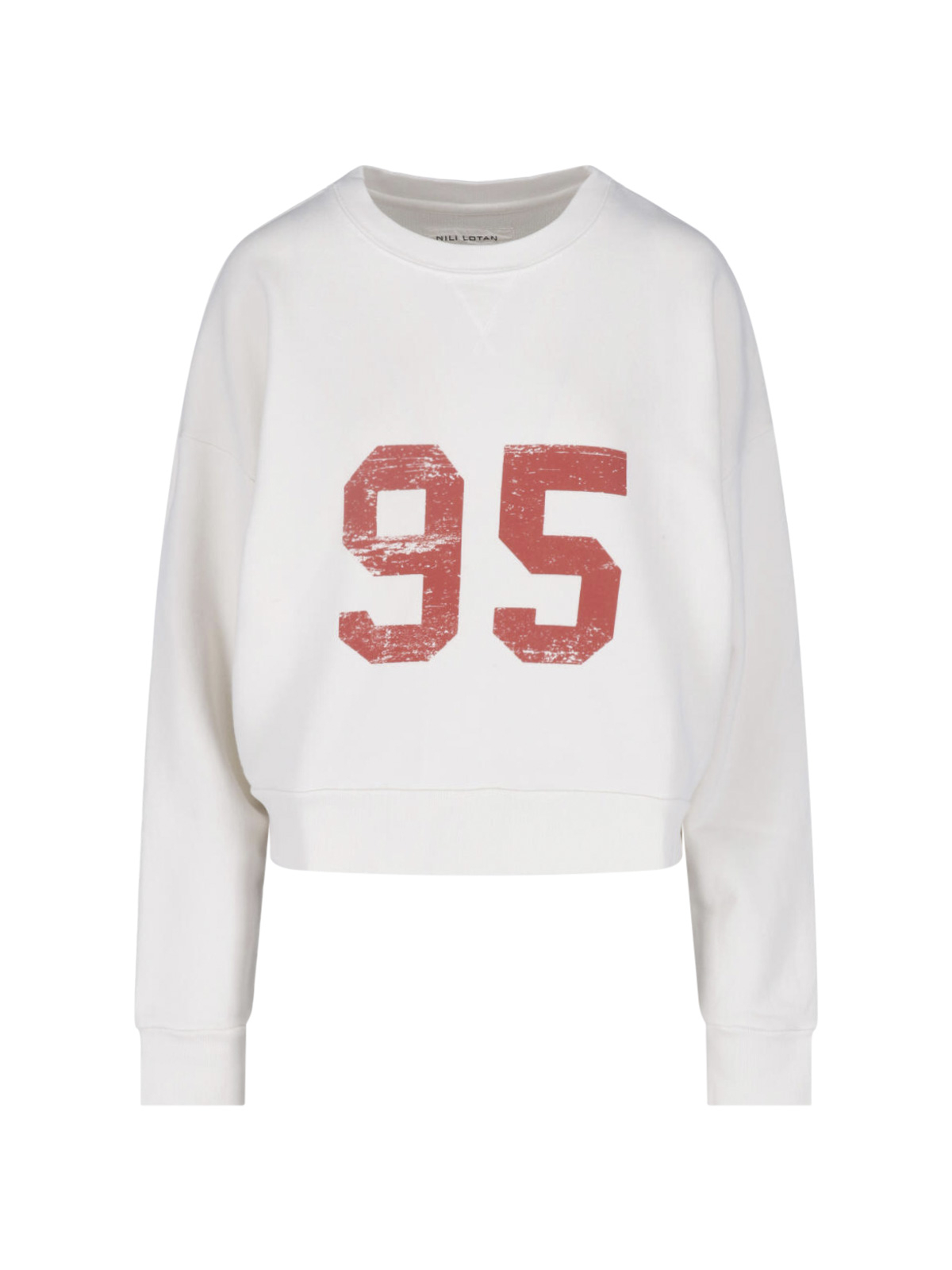 [Nili Lotan] Sweatshirt FW26 13740 K31ECRU RED PRINT