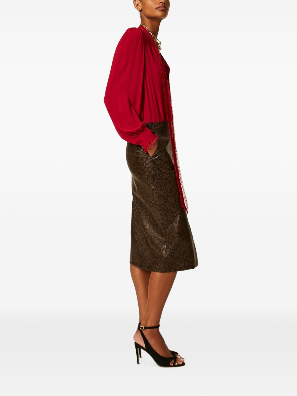 [Twin - set] Midi skirt FW26 262TT2281 14058