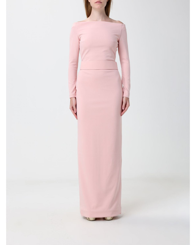 [Solace London] Long sleeve dress FW26 OS28038 PALE PINK