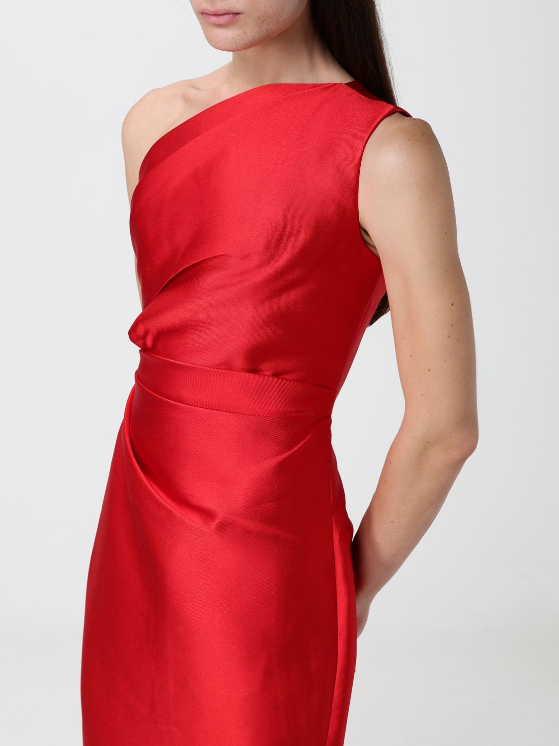 [Solace London] Sleeveless dress FW26 OS37025 RED