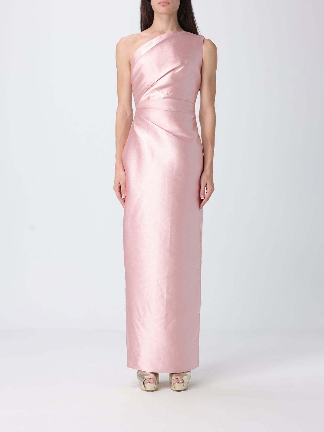[Solace London] Sleeveless dress FW26 OS37025 PALEPINK