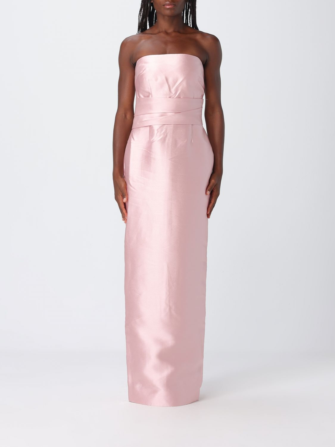 [Solace London] Sleeveless dress FW26 OS48036 PALEPINK