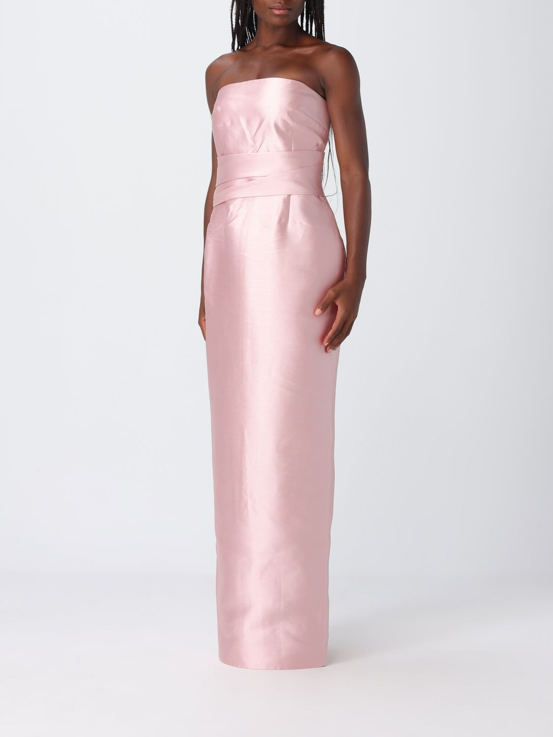[Solace London] Sleeveless dress FW26 OS48036 PALEPINK