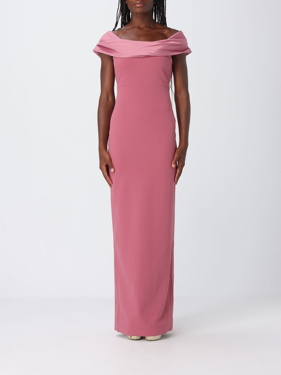 [Solace London] Sleeveless dress FW26 OS48023 DARK ROSE