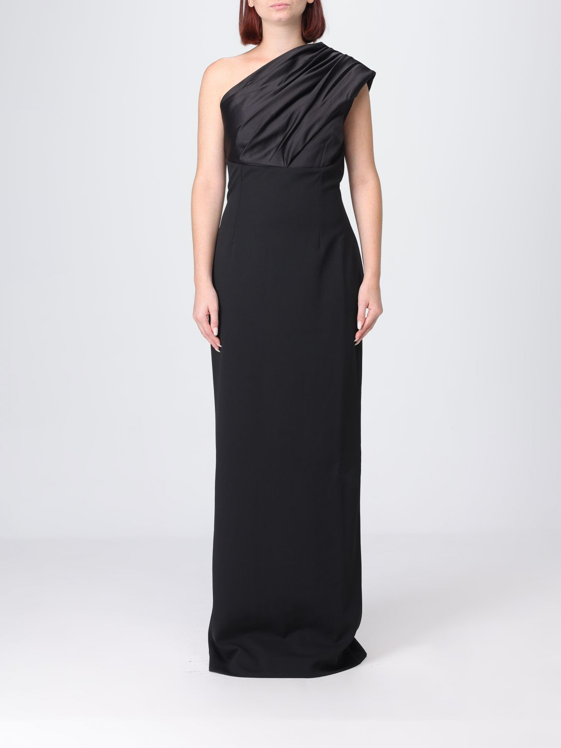 [Solace London] Sleeveless dress FW26 OS48019 BLACK