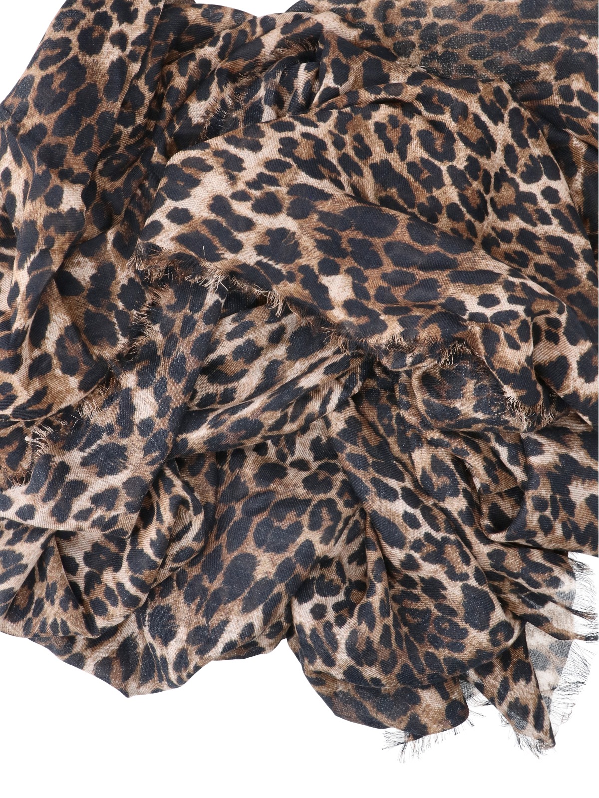 [Nili Lotan] Scarf FW26 13207 AC19VINTAGE LEOPARD PRINT