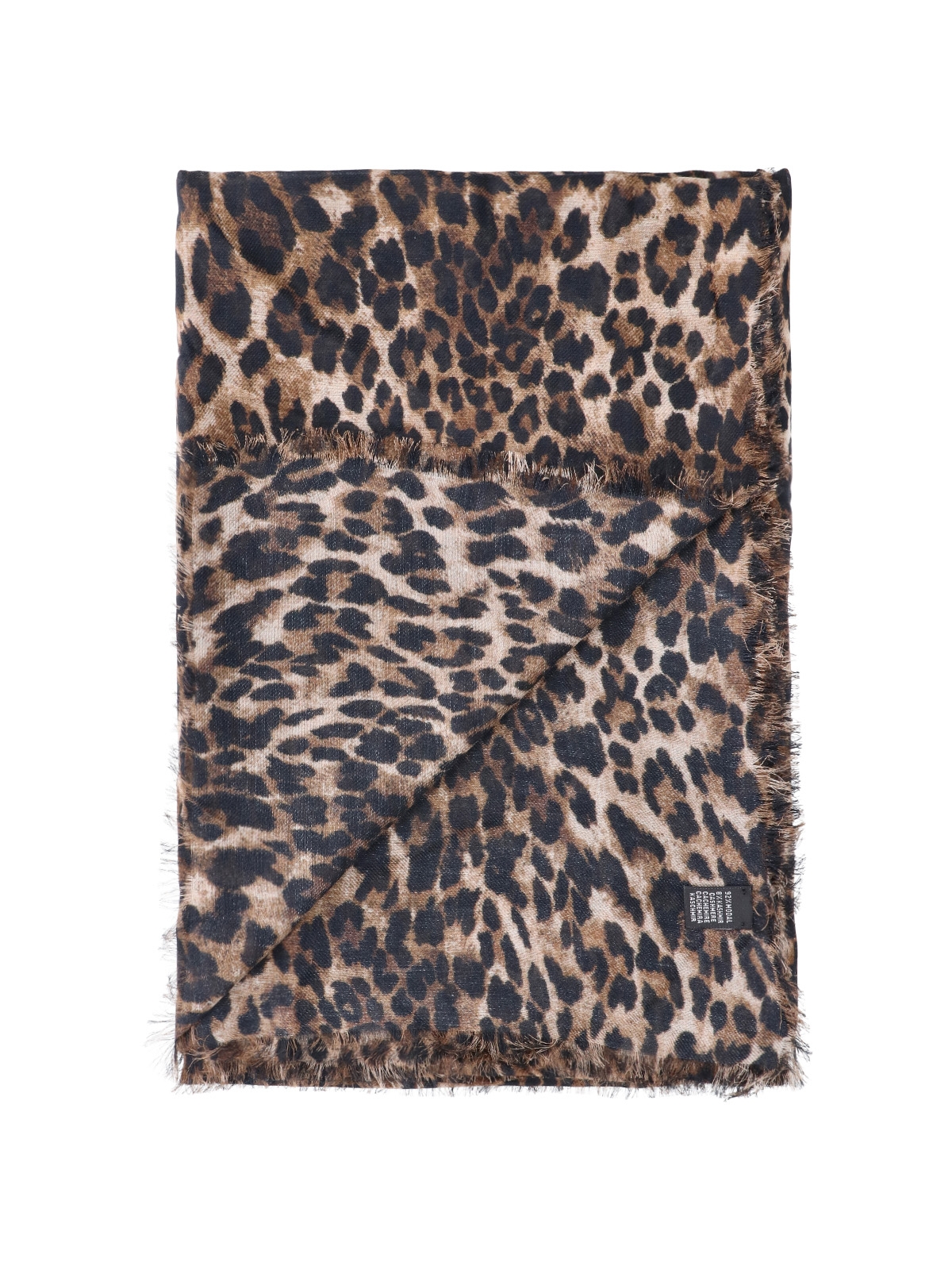 [Nili Lotan] Scarf FW26 13207 AC19VINTAGE LEOPARD PRINT