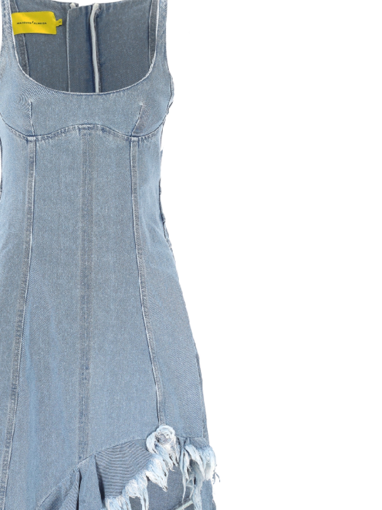 [Marques Almeida] Sleeveless dress FW25 PF25DR0481DNMLBLLIGHT BLUE