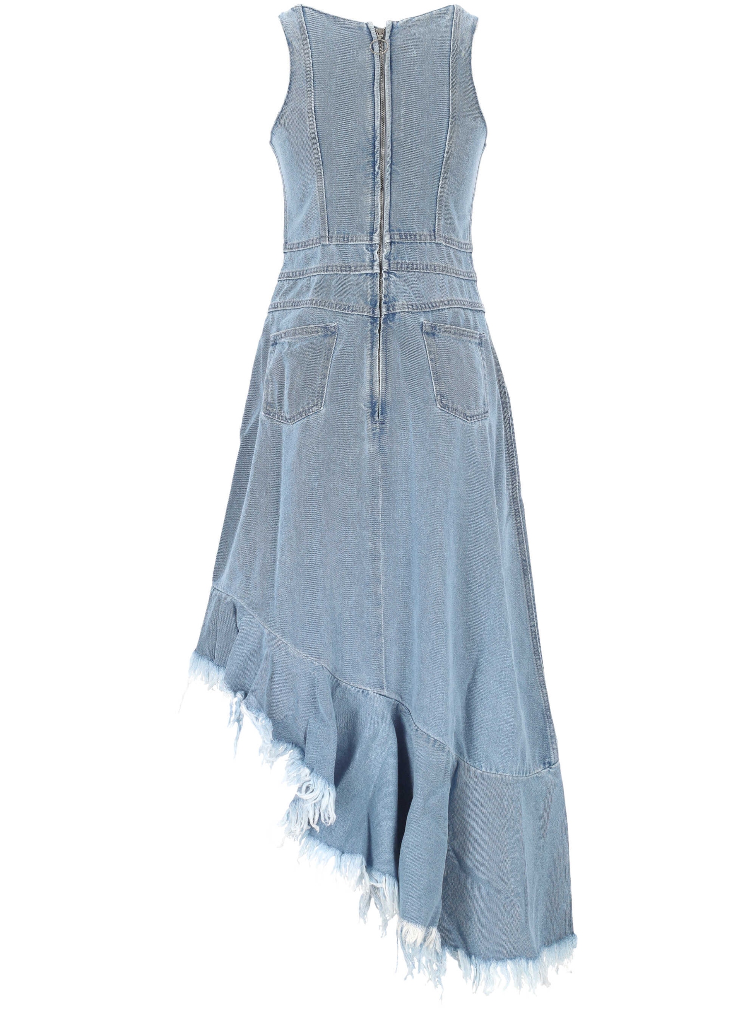 [Marques Almeida] Sleeveless dress FW25 PF25DR0481DNMLBLLIGHT BLUE
