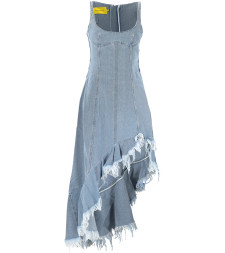 [Marques Almeida] Sleeveless dress FW25 PF25DR0481DNMLBLLIGHT BLUE