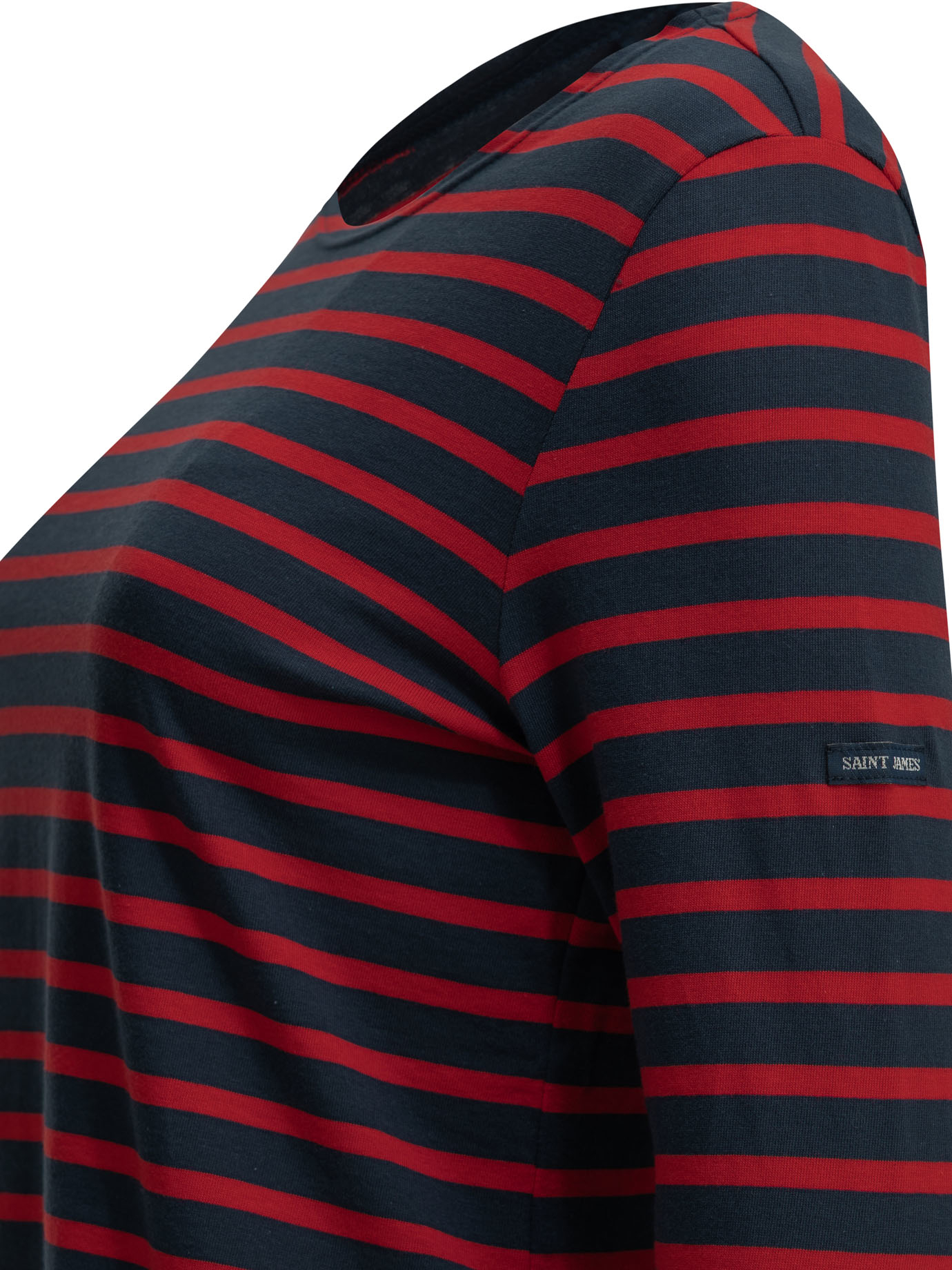 [SAINT JAMES] T-shirts FW26 23757MARINE/TULIPE