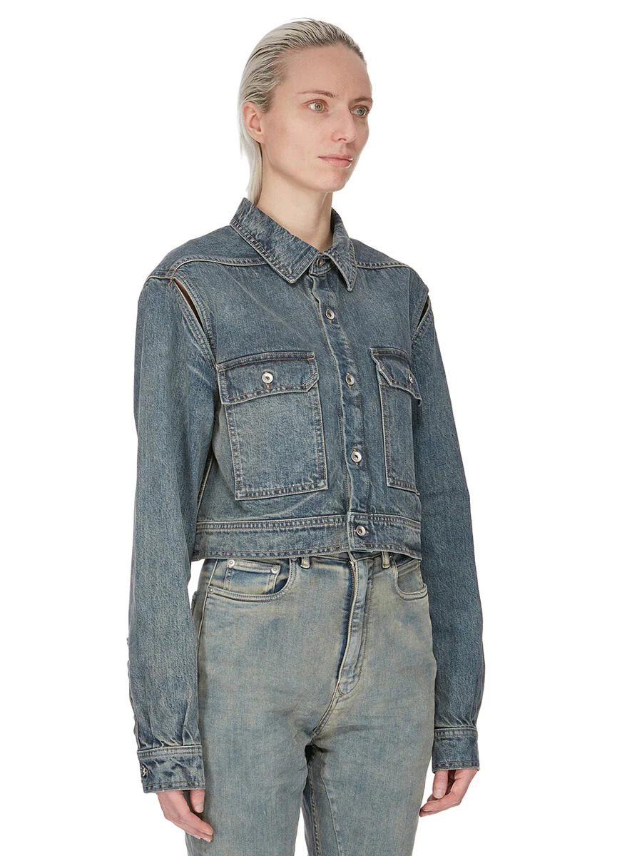 [RICK OWENS DRKSHDW] Denim Jacket FW26 DS02F6702DMI56