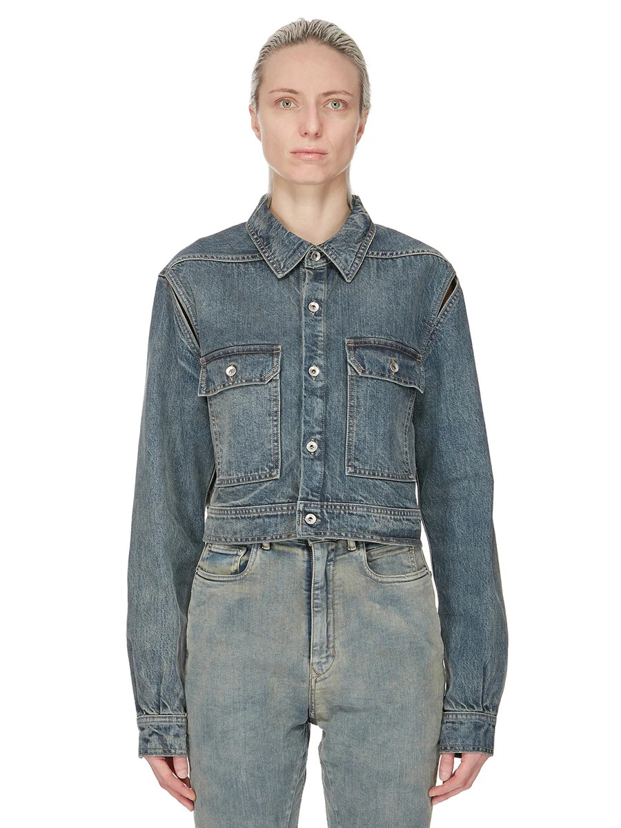 [RICK OWENS DRKSHDW] Denim Jacket FW26 DS02F6702DMI56