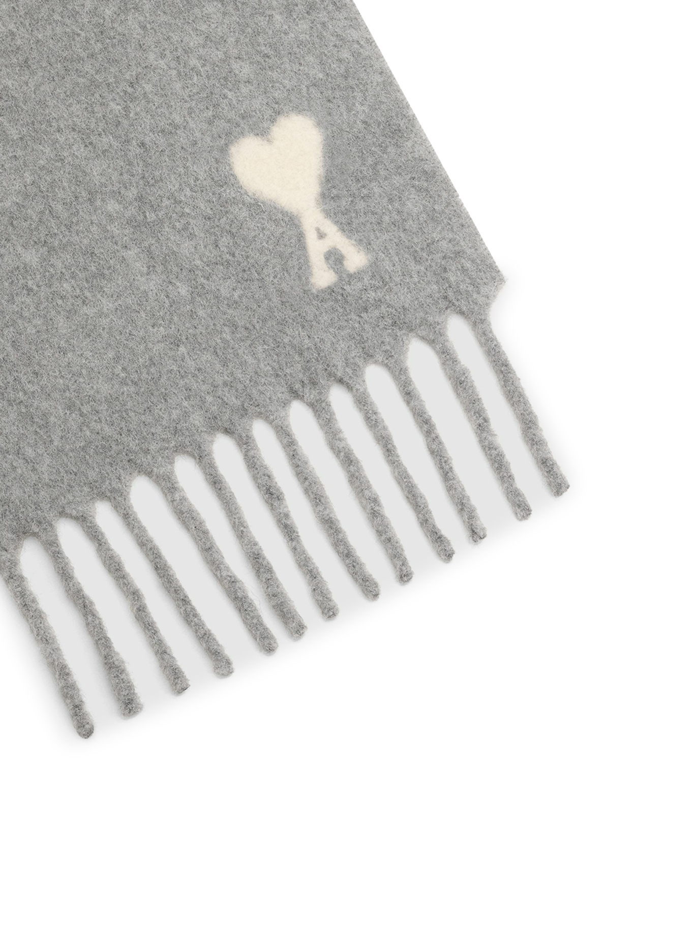 [Ami Paris] Scarf FW26 USF673AW0004095 GRIS CENDRE