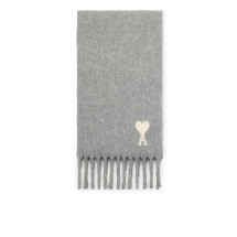 [Ami Paris] Scarf FW26 USF673AW0004095 GRIS CENDRE