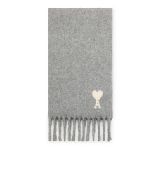 [Ami Paris] Scarf FW26 USF673AW0004095 GRIS CENDRE