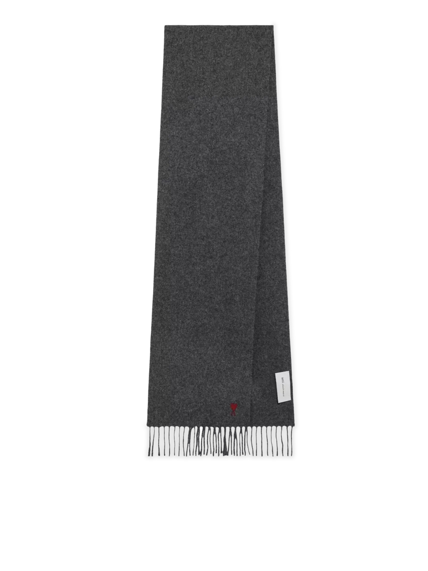 [Ami Paris] Scarf FW26 USF705AW0047A189 GRIS CARBONE