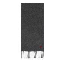 [Ami Paris] Scarf FW26 USF705AW0047A189 GRIS CARBONE