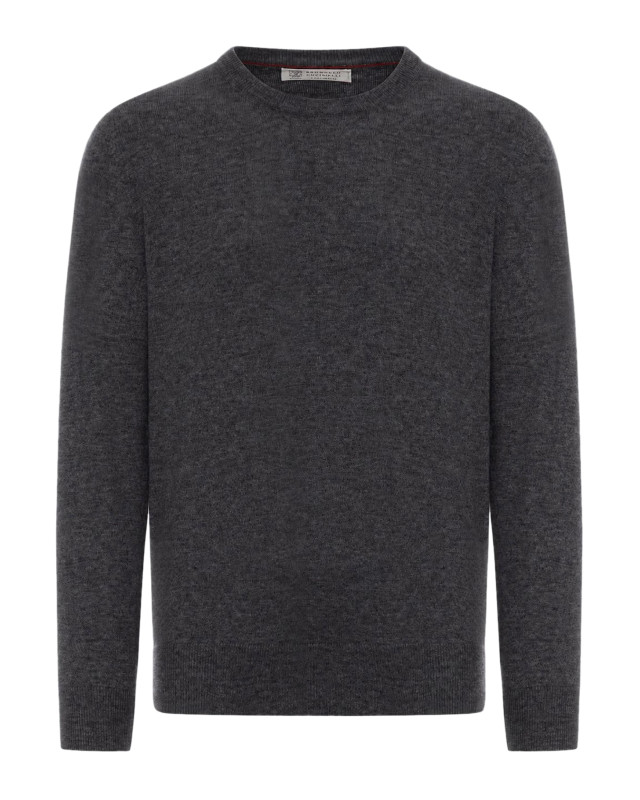 [Brunello Cucinelli] Knitwear FW26 M2200100CMD52 CARBONE ROCCIA