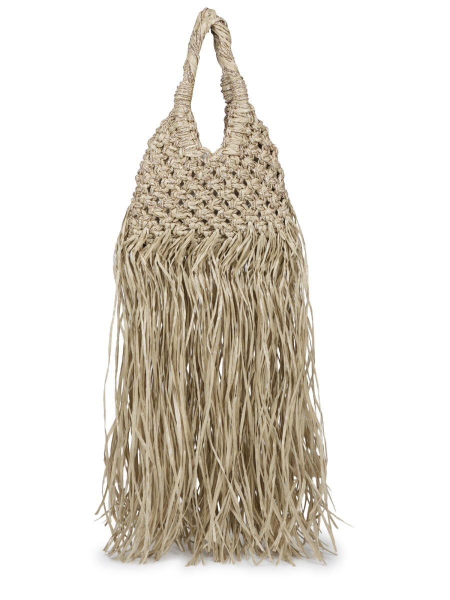 [Hibourama] Tote bag SS26 VANNIFIQUERAFIAFRANGE_OYSTER/GOLDENSHADOW