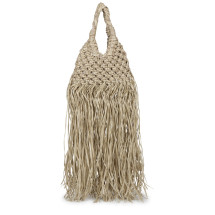 [Hibourama] Tote bag SS26 VANNIFIQUERAFIAFRANGE_OYSTER/GOLDENSHADOW