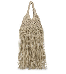 [Hibourama] Tote bag SS26 VANNIFIQUERAFIAFRANGE_OYSTER/GOLDENSHADOW
