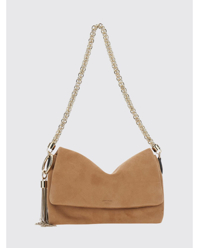 [Jimmy Choo] Shoulder bag FW26 CALLIEFLAPSUE TOFFEELIGHTGOLD