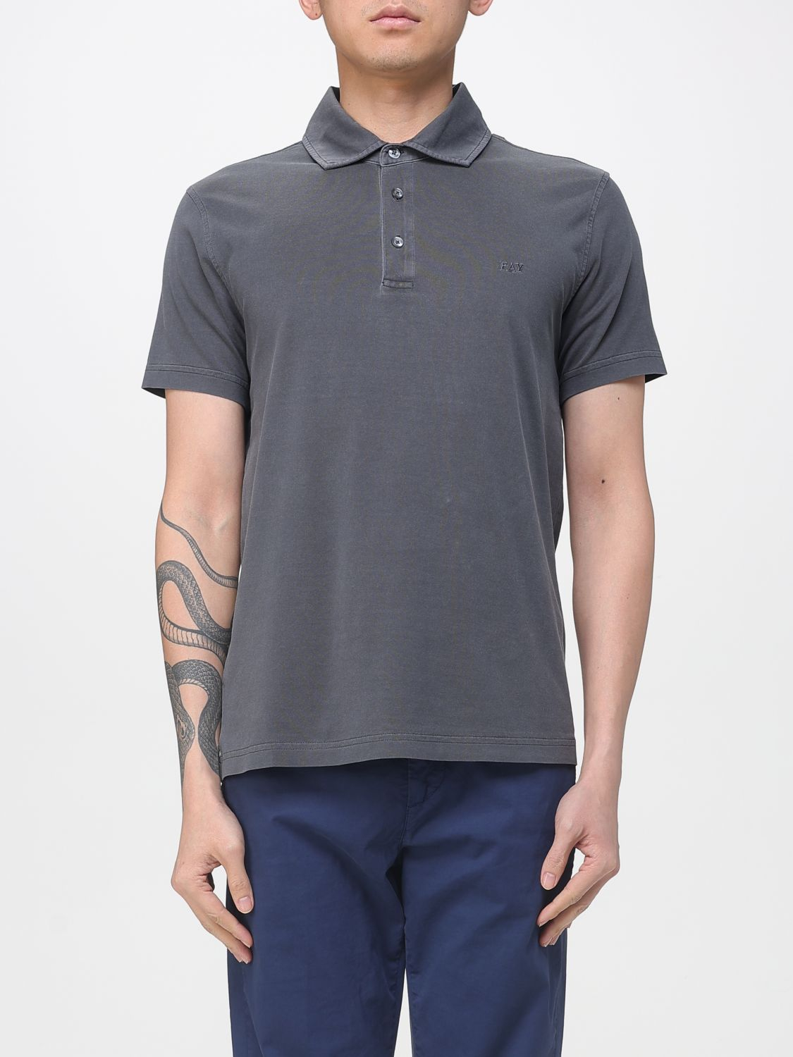 [Fay] T-shirts Short Sleeve SS26 NPMB252143TUY1 B600