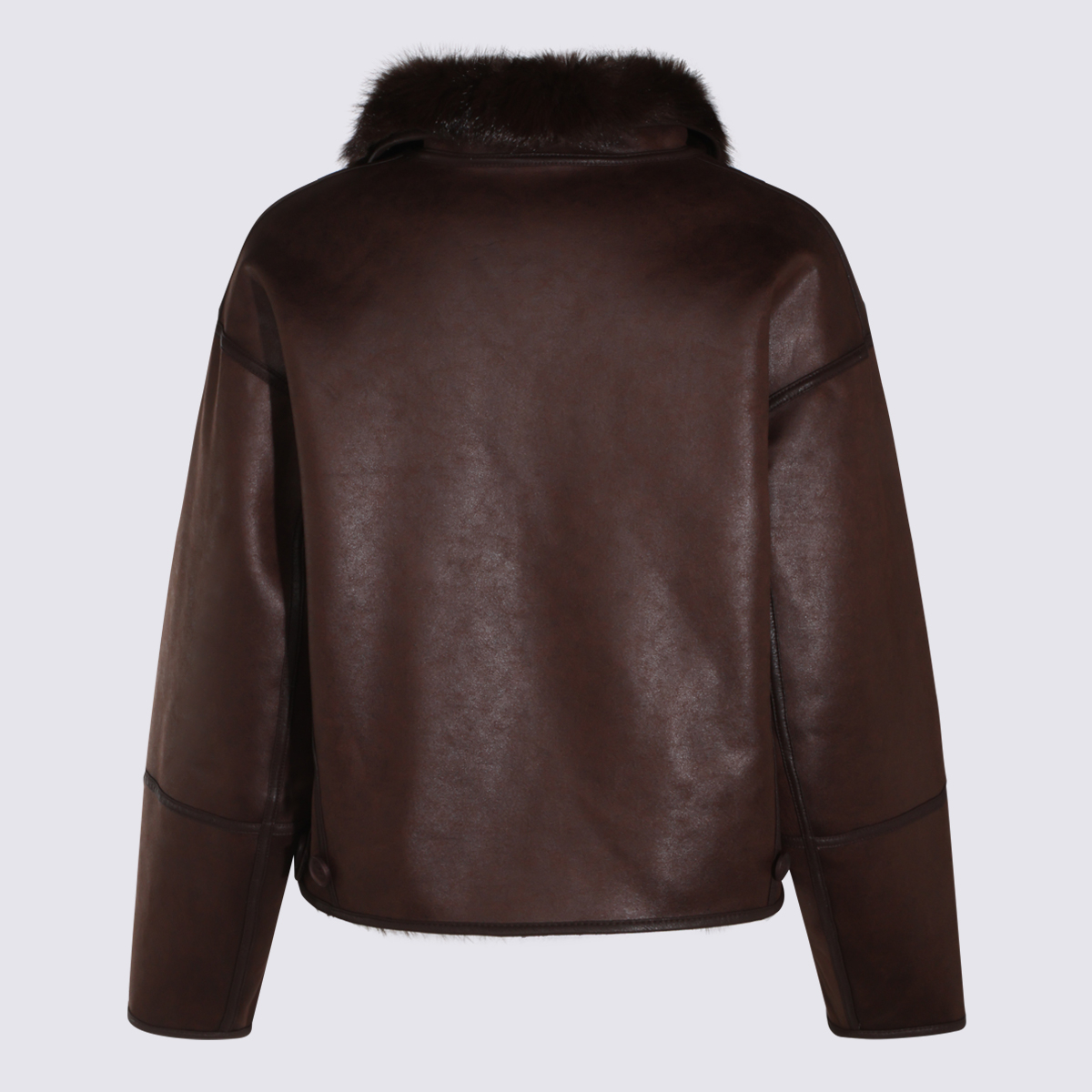 [Urbancode] Fur Jacket FW26 BJ20455TRUFFLE